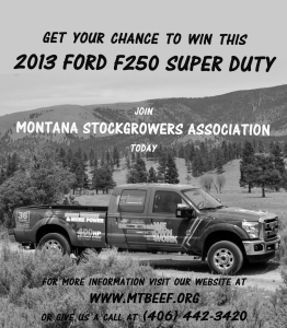 Join Montana Stockgrowers Ford Truck Giveaway