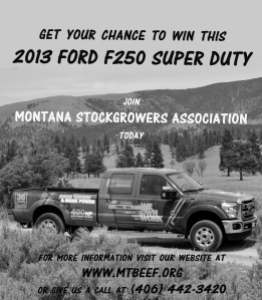 Join Montana Stockgrowers Ford Truck Giveaway