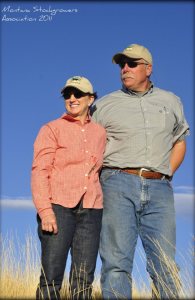 Montana Stockgrowers Association Board of Directors member Mark Harrison and wife Patti